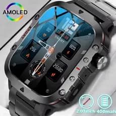 2025 Robusto Militar GPS Smartwatch Masculino Para Android IOS Fitness Relógios Ao Ar Livre À Prova Dwaterproof Água Lan