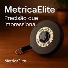 Trena Retratil 20 Metros Fibra Vidro Duravel Precisao Profissional