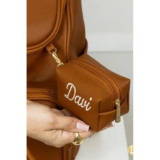 chaveiros e necessaire p/ bolsa maternidade