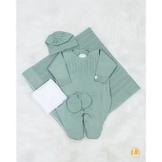 Saída Maternidade mamãe bebê 5 pc