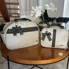 kit de Bolsa e Frasqueira Maternidade Mamã Bebê