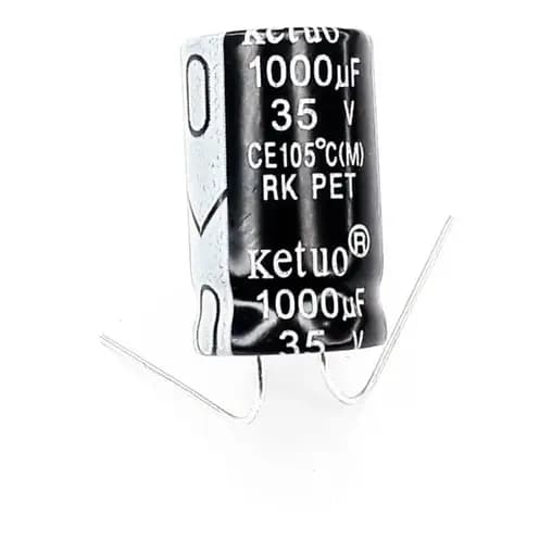 10 Pçs Capacitor Eletrolítico 1000uf 35v 1000 x 35 105ºC