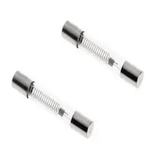 02 Pçs Fusível Vidro Retardo De Alta Microondas 5k 800ma
