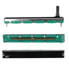 24 Pçs Potenciômetro Deslizante Mesa Som Behringer 10K x2 D103 75mm