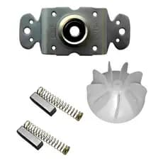 Kit Reparo Secador Taiff Mancal 4mm + Ventoinha + Carvão