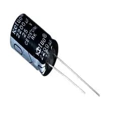10 Pçs Capacitor Eletrolítico 2200uf 25v 2200 x 25 105ºC