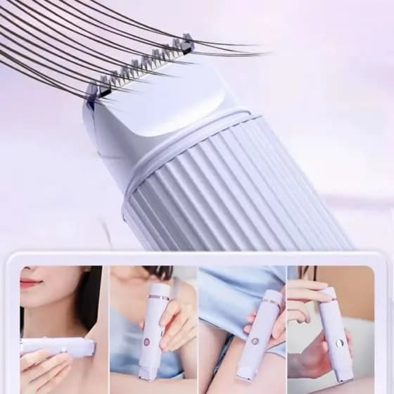 ENVIO RÁPIDO Depilador 2x1 Elétrico Feminino USB Recarregavel Removedor de Pelos