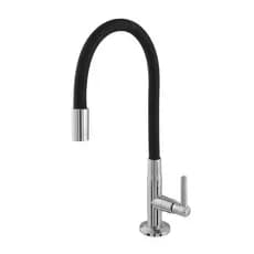 Torneira Flexível Preta De Cozinha, Torneira Para Cozinha, Bancada, Balcão, Mesa, Pia