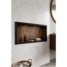 NICHO EM PORCELANATO PARA BANHEIRO PORTA SHAMPOO 60X30 ENVIO FULL