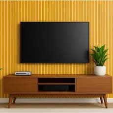 Kit 200 Placas Ripados Revestimentos Painel Decorativo MDF 45x10cm - ENVIO IMEDIATO