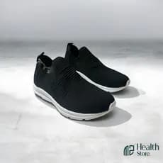 Tênis ortopédico para corrida trabalho caminhada academia espote All in classic Preto
