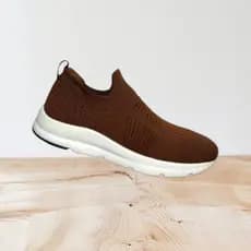 tênis Feminino ortopédico  para caminhada Calce Fácil All_Classic Mocha Mousse