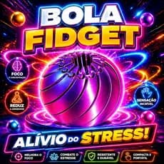 Bola Fidget Infinita 3D - Anti Stress Brinquedo Sensorial Ansiedade Relaxante Desktop Toy