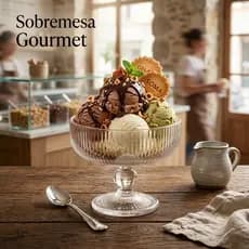 Jogo com 4 peças Taças de sobremesaVersalhes 320 ML Lehavi para sorvete-Musse- Salada de fruta