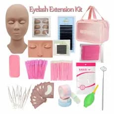 Conjunto De Kit De Extensão De Cílios Postiços Para Iniciantes , Pinça , Ferramenta De Maquiagem ,