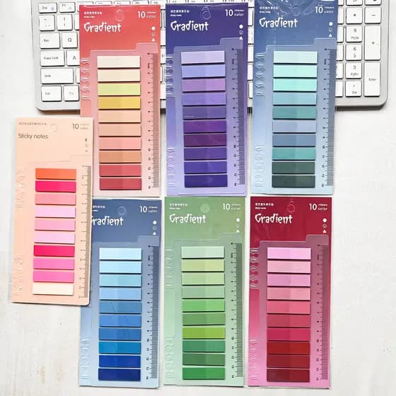 Conjunto De Notas Adesivas Para Animais De Estimação , Pastel Mudo , Abas De Índice Translúcidas Transparentes Livros ,