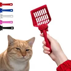 Pá Pazinha Higiênica Coletora Para Gatos Caixa de Areia Cata Caca Gato Pet Cachorro
