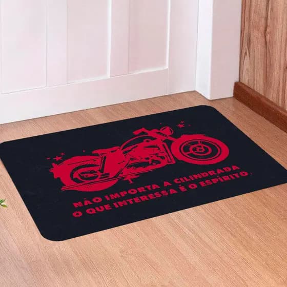 Tapete Decorativo Tema Carros e Motos 35x60 Antiderrapante