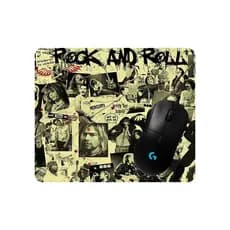 Mouse Pad Retangular Rock n Roll Figurinhas Avulso 17,5x22cm