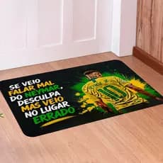 Tapete Para Porta Decorativo Se Veio Falar Mal Do Neymar Nem Entre Foto Menino Ney Camisa 10