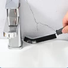 Escovas de Limpeza 02  I 04 I 06 unid para Cantos Quinas Frestas Rejuntes Multiuso Trilhos Janelas Banheiro