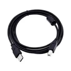 Cabo USB 2.0 A/B 1,5m para Impressora HP Epson Canon Brother Samsung – Alta Velocidade, Plug and Play, Filtro Anti-Ruído