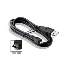 Cabo Mini USB V3 1,5m Para HD Externo, GPS, Câmera, Celular e Mais