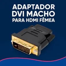 Conversor DVI para HDMI Fêmea Adaptador Macho HDTV Monitor Placa de Vídeo PC Notebook
