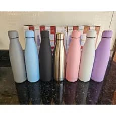 Garrafa Térmica Colorida Aço Inox Dupla-Face 500ml