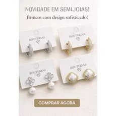 Brincos Femininos Luxo Inspirados em Ouro 18k e Prata – Modelos Variados com Zircônia e Pérola