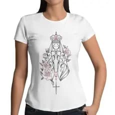 Camiseta Cristã Religiosa Nossa Senhora Aparecida