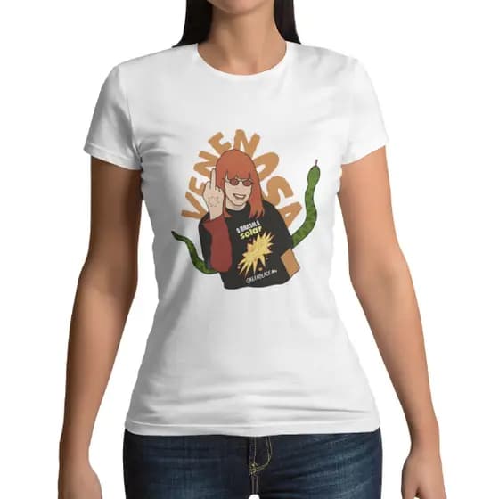 Camiseta Feminina Rita Lee Venenosa