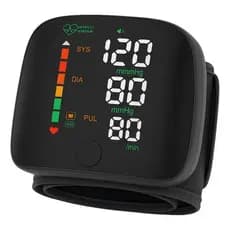 Aparelho De Pressão Automático Digital Braço Medidor de Pulso Portátil com estojo pratico com bateria