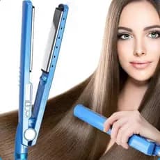 Chapinha Simples Básica Prancha Alisadora Alisa Cabelo Bivolt 110v/220v Tecnologia Nano Titanium