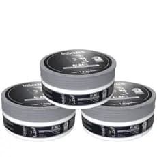 KIT DE 3 PASTAS FIXADORAS EFEITO BLACK 130G