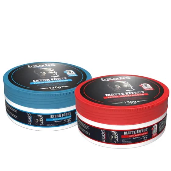 KIT PASTAS MODELADORAS 1 EXTRA FORTE 130G E 1 MATTE 130G