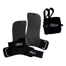 Handgrip Thrxster Máxima Aderência Com Botão + Munhequeira