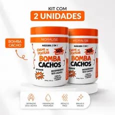 Creme de Pentear Bomba Cachos 1kg Máscara 2 em 1