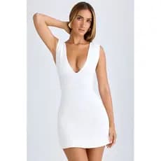 Vestido Curto Mini Lançamento  Efeito Silicone Suplex De Poliamida Zero transparência Festa Balada