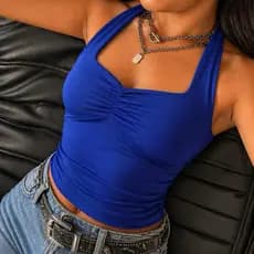 Blusa Básica Franzida | Efeiro Silicone Modelagem que Valoriza | Suplex Premium Forro Duplo