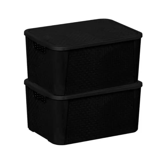Kit 2 Organizadoras Rattan de 15 Litros