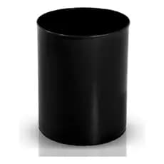Kit 6 Lixeira Escritório Cesto Multiuso 10l Preto Arqplast