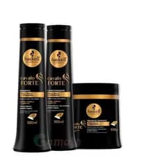 Kit Haskell Cavalo Forte 500ml Sh. + Cond. + Máscara 500g