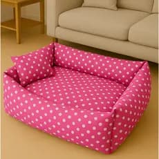 Kit Cama para Cachorro e Gato - Pet Fibra Tamanho M e G + Travesseiro de Brinde