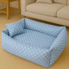 Cama para Cachorro e Gato -  Fibra Tamanho M G e GG + Travesseiro de Brinde