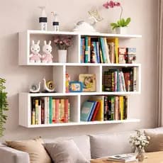 PRATELEIRA NICHO 80X80CM COMPACTA E MODERNA IDEAL PARA SALA ESCRITORIO QUARTO E AMBIENTES SOFISTICADOS