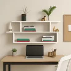 PRATELEIRA DE PAREDE ORGANIZADORA 90X60CM MULTIFUNCIONAL NICHO MDF 100% ESTANTE ARMARIO CASA COZINHA SALA ESCRITORIO