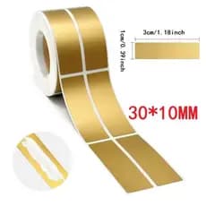 Adesivo Raspáveis  Etiqueta Adesiva Raspadinha 30x10mm Retangular Unidades Multiuso
