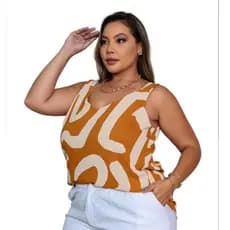 REGATA PLUS SIZE DE ALÇA LARGA
