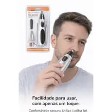 Aparador Depilador de Pelos do Nariz Máquina Tirar Pelos Do Nariz Elétrico
